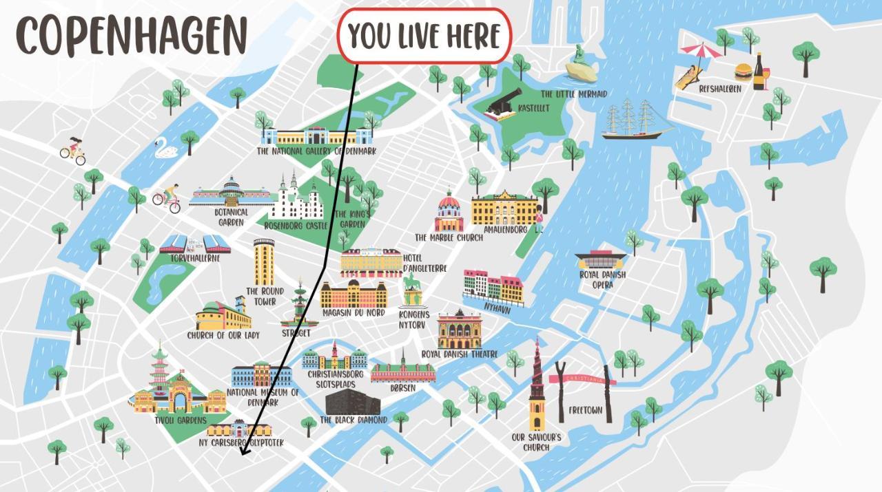 Xl Exclusive Penthouse By Copenhagen City & Tivoli المظهر الخارجي الصورة